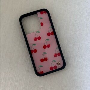 Wildflowers Cherry Delight Phone Case - Pink and Red